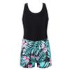 Kaerm Kids Girls One Piece Gymnastics Athletic Leotard Jumpsuit Keyhole Back Lyrical Ballet Dance Costume Black Lily 4 Years view 3