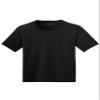 JustBlanks Youth Short Sleeve Tee Dri-Power Active Cotton-Polyester Cotton Performance T-Shirt Crewneck Tee for Big Boys - Black - Medium view 4