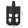 SJHY Bicycle Accessories 1 Pair Bicycle Pedals Plastic Mountain Bicycle Road Bike Folding Pedal Lightweight Cycling Part Bike Parts view 4
