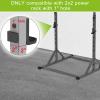 SELEWARE J Hooks for Power Rack, Heavy Duty Barbell J Cups for 2" x 2" Tube Squat Rack with 1" Hole, 1500lbs Capacity, Set of 2 view 2