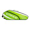 UNISTRENGH Portable Badminton Racket Bag Multifunction Single Shoulder Racket Bag for 3 Racquet or Double Tennis Racket, for Men and Women (Green) view 1