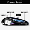 UNISTRENGH Portable Badminton Racket Bag Multifunction Single Shoulder Racket Bag for 3 Racquet or Double Tennis Racket, for Men and Women (Blue/Black) view 3