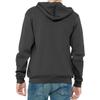 JustBlanks Fashion Wht Cord Long-Sleeve Full-Zip Hooded Sweatshirt Drawstring with Kangaroo Pocket Fleece Hoodie for Unisex-Adult - Asphalt - Small view 2