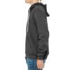JustBlanks Fashion Wht Cord Long-Sleeve Full-Zip Hooded Sweatshirt Drawstring with Kangaroo Pocket Fleece Hoodie for Unisex-Adult - Asphalt - Small view 3