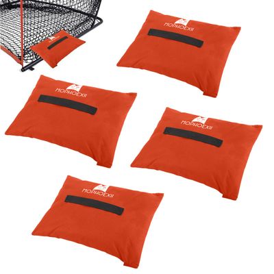 MOPHOEXII Set of 4 Extra Large Sports Anchor Sand Bags, Portable Weighted Anchors, Goal Frame Sandbags for Baseball Nets, Soccer Goals, Golf Nets, Football Nets, Hockey Nets