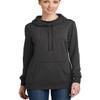 JustBlanks WomenS Standard Hooded Fleece Sweatshirt Long Sleeve Lightweight Drawstring with Pocket Fleece Hoodie for Women - Heathered Black - X-Small view 1