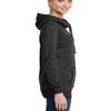 JustBlanks WomenS Standard Hooded Fleece Sweatshirt Long Sleeve Lightweight Drawstring with Pocket Fleece Hoodie for Women - Heathered Black - X-Small view 2