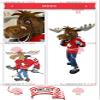 SPOTSOUND Hockey player caribou REDBROKOLY Mascot view 1