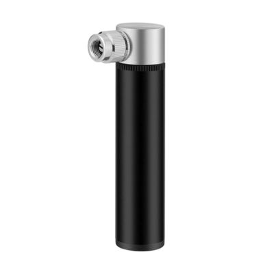 120psi Hand Bicycle Pump Tire Air Inflator Valve Ball Needle Hose Accessories Portable Bike Air Pump (Color : Black)