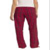 JustBlanks Ladies Ultra Soft Lightweight 100% Cotton Classical Nightwear Comfortable Flannel Fleece Brush Plaid Pajama for Women - New Red - X-Small view 2