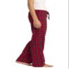 JustBlanks Ladies Ultra Soft Lightweight 100% Cotton Classical Nightwear Comfortable Flannel Fleece Brush Plaid Pajama for Women - New Red - X-Small view 3