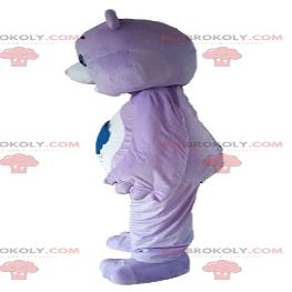 SPOTSOUND Purple and white care bear REDBROKOLY Mascot with a cloud
