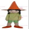 SPOTSOUND Elf elf REDBROKOLY Mascot with pointy ears very smiling view 1