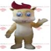 SPOTSOUND REDBROKOLY Mascot small horse foal yellow white and red