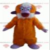 SPOTSOUND Orange purple and white monkey REDBROKOLY Mascot all hairy view 1