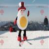 SPOTSOUND Giant egg REDBROKOLY Mascot with a republican hat view 1