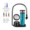 FHYTGBS 1 pcs Bike Pump -Foot Pump with Gauge Road Portable Air Bicycle Pump Compressor MTB Pedal Tire Inflator (Color : Blue with Barometer) view 2
