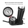 FHYTGBS 1 pcs Bike Pump -Foot Pump with Gauge Road Portable Air Bicycle Pump Compressor MTB Pedal Tire Inflator (Color : Blue with Barometer) view 3