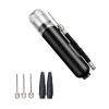 FHYTGBS 16cm Hand Air Pump Inflator Ball Pump Portable Plastic Sport Balls Basketball Football Soccer Yoga Ball Air Pump (Color : Black) view 1