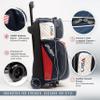 KR Strikeforce Royal Flush Triple Roller Bowling Bag - USA view 4
