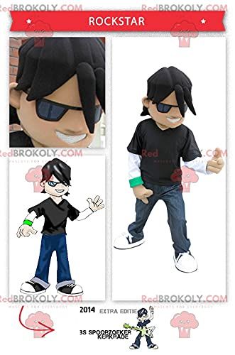 SPOTSOUND Young rocker rockstar REDBROKOLY Mascot