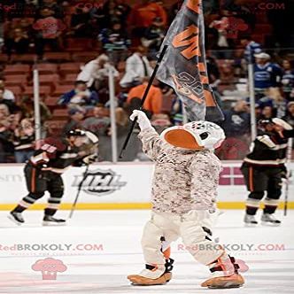 SPOTSOUND White and orange duck REDBROKOLY Mascot