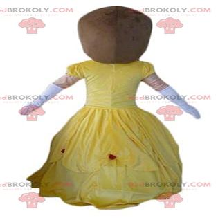 SPOTSOUND Princess woman REDBROKOLY Mascot in yellow dress