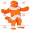 SPOTSOUND Orange and white clownfish REDBROKOLY Mascot