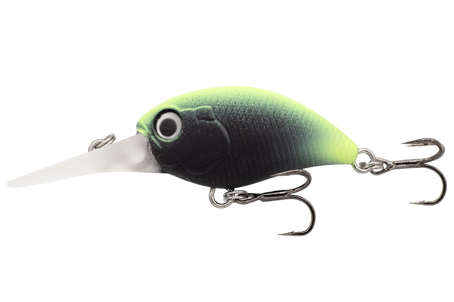 Eurotackle Z-Cranker 1.5" Micro Crankbait (Black Hi-Viz)