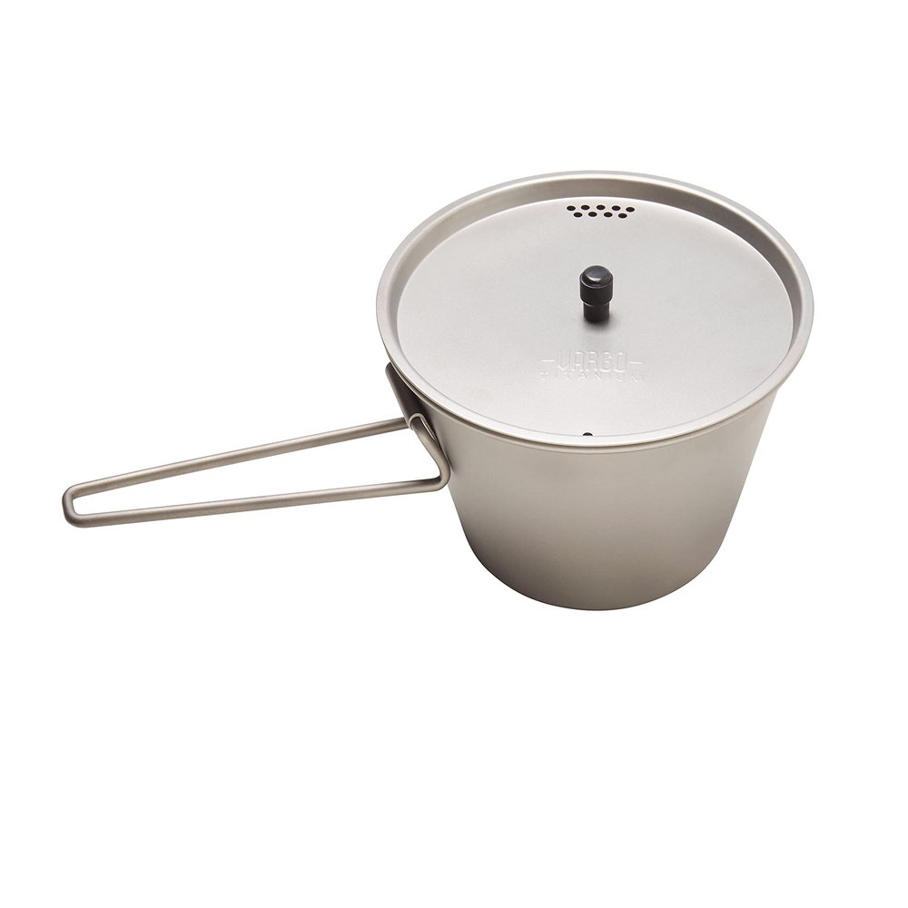 Vargo Titanium Sierra Magna: Ultralight, Strong, and Versatile Camp Pot and Bowl Combo for Backpacking