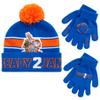 Warner Bros. Boys' Space Jam Winter Hat Set - 2 Piece Beanie and Gloves Set, Size Age 4-7, Space Jam Gloves view 1