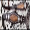 Showman Leather Headstall & Breast llar Set w/whide Inlays & Crystal Rhinestones, Dark Brown, Average Full Size Horse view 3