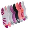 Saucony Women's Performance 8, 16 Pairs No Show Cushioned Invisible Liner Socks, S-L, Berry (8 Pairs), Small view 1