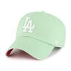 47 MLB Los Angeles Dodgers Ball Park Clean Up Adjustable Hat, Adult One Size Fits All (Los Angeles Dodgers Green Pink) view 1