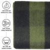 Arcturus Backwoods Wool Blanket - 4.5lbs, Warm, Heavy, Washable, Large | Great for Camping, Outdoors, Survival & Emergency Kits (Olive Green Buffalo) view 2