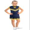 Little King NCAA Toddler/Youth Girls Team 2 Piece Cheer Dress-Michigan Wolverines-2T view 1