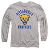 University of Pittsburgh Official Pitt Panthers Logo Unisex Adult Long-Sleeve T Shirt,Athletic Heather, 3X-Large view 1