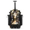 Boombah Catchers Superpack Hybrid Digital Camo Bat Bag Black/Gold - Wheeled & Backpack Version view 2