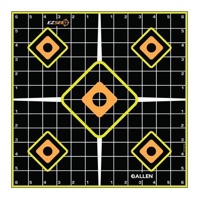 15314 EZ See Grid Target, Adhesive, Black, 12-In., 5-Pk. - Quantity 12
