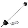 Ader Regular 72 X1 Threaded Bar for Olympic Bench, POwer Racks total w/Dumbbells weights 100 Lbs. view 1
