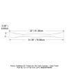 Kenco Outfitters 32" Thwart for Old Town Canoes - Clear Finish view 2
