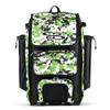 Boombah Catchers Superpack Hybrid Digital Camo Bat Bag Black/Lime Green - Wheeled & Backpack Version view 1