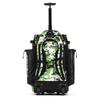 Boombah Catchers Superpack Hybrid Digital Camo Bat Bag Black/Lime Green - Wheeled & Backpack Version view 2