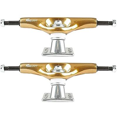 Tensor Mag Light Glossy Skateboard Trucks - Gold/Silver - 5.25