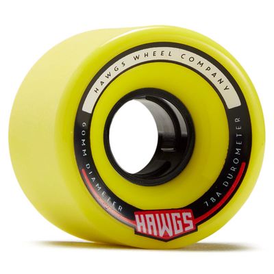 Hawgs Chubby Hawgs 78a Longboard Wheels - Flat Banana - 60mm