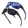 KUGUAOK 2 PACK Polarized Sports Sunglasses for Men Driving Cycling Fishing Sun Glasses 100% UV Protection Goggles view 1