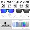 KUGUAOK 2 PACK Polarized Sports Sunglasses for Men Driving Cycling Fishing Sun Glasses 100% UV Protection Goggles view 2