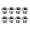 Bicycle Accessories 8Pcs Bicycle Chain Wheel Crankset Locking Screws Mountain Road Bike Crank Set Monolock Bolts Parts Cycling Bike Parts view 1