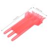 Velaurs Dart Case, Durable Easy to Carry 3 Sleeve Dart Storage Box ABS with Lock Buckle for All Kinds of Darts for Outdoor(Red) view 4