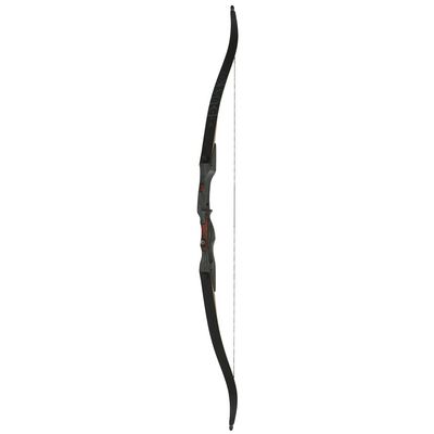 October Mountain Mountaineer Dusk Recurve Bow 62 in. (Black, RH, 50, Pounds)